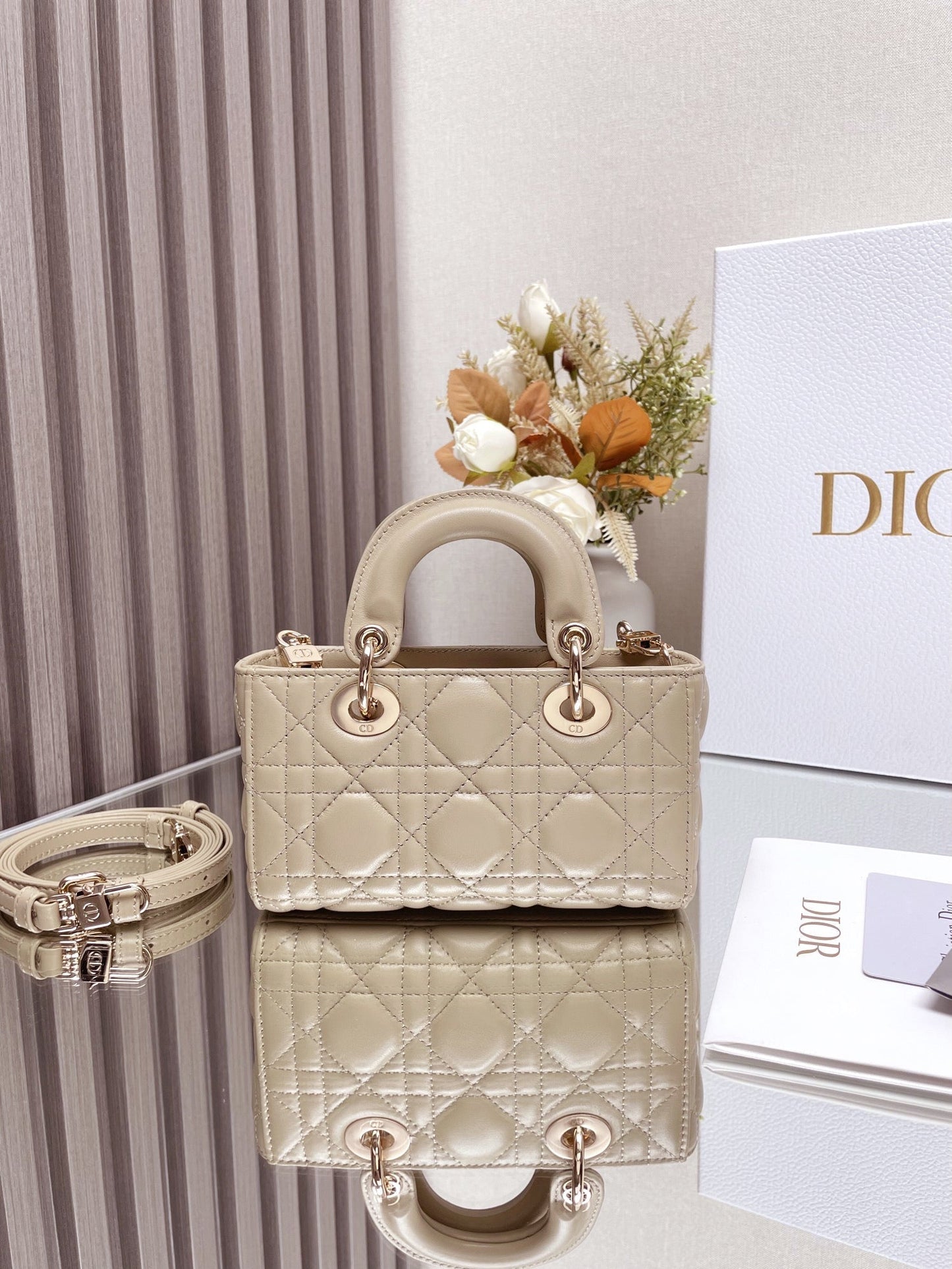 CD   Lady D-Joy Bag Cannage Lambskin