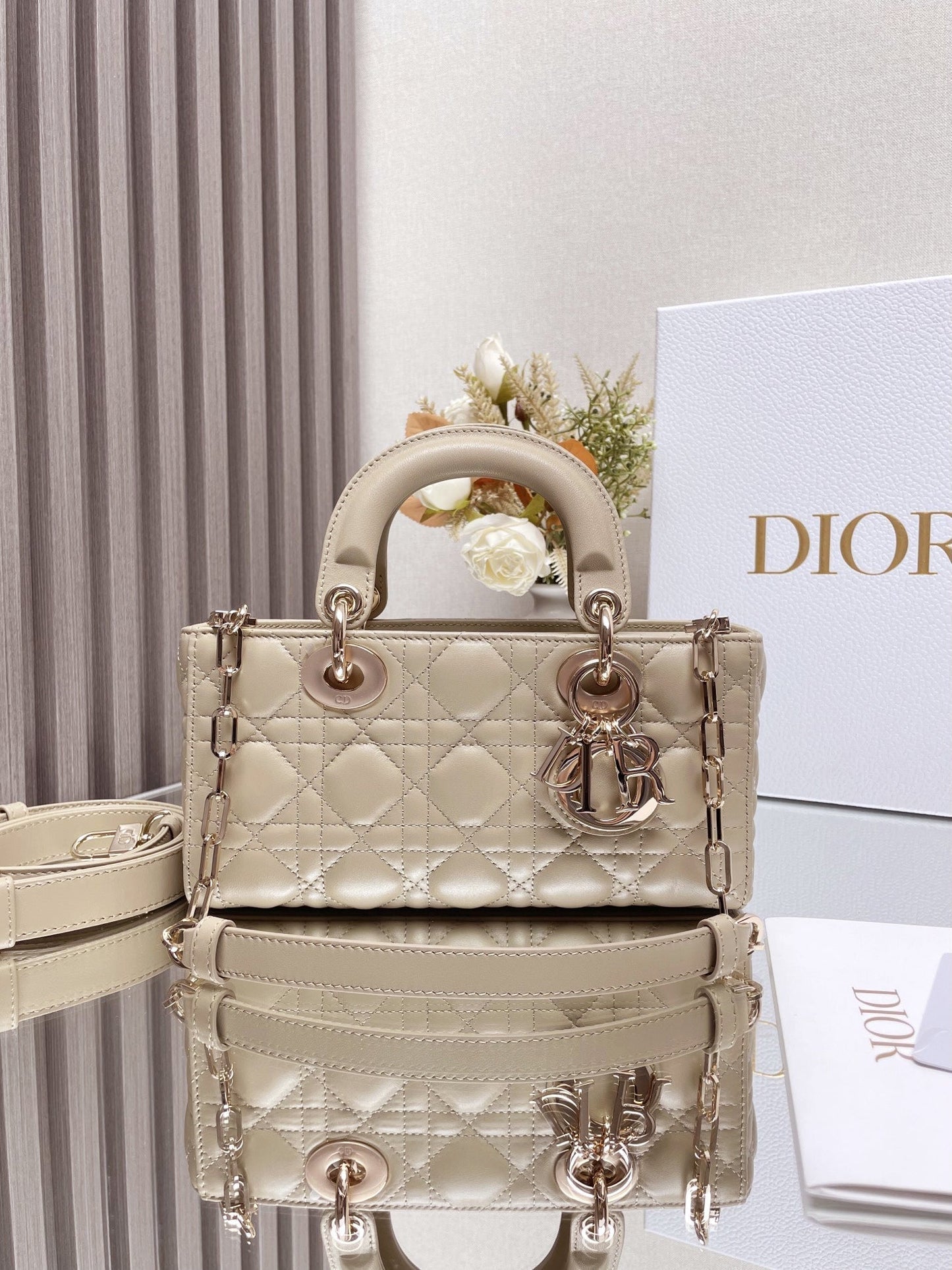 CD   Lady D-Joy Bag Cannage Lambskin