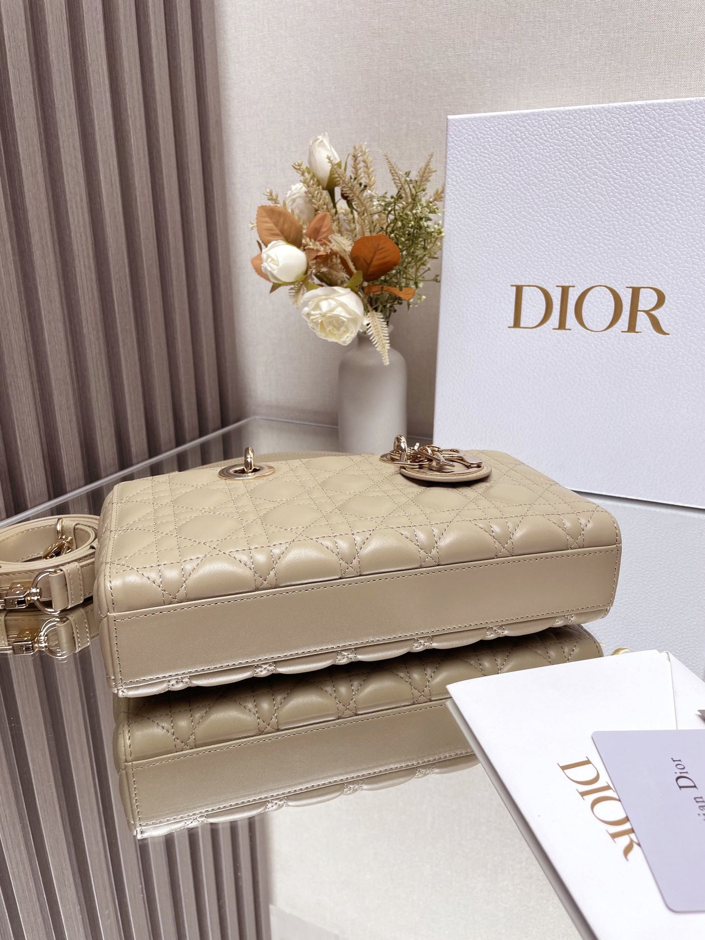 CD   Lady D-Joy Bag Cannage Lambskin