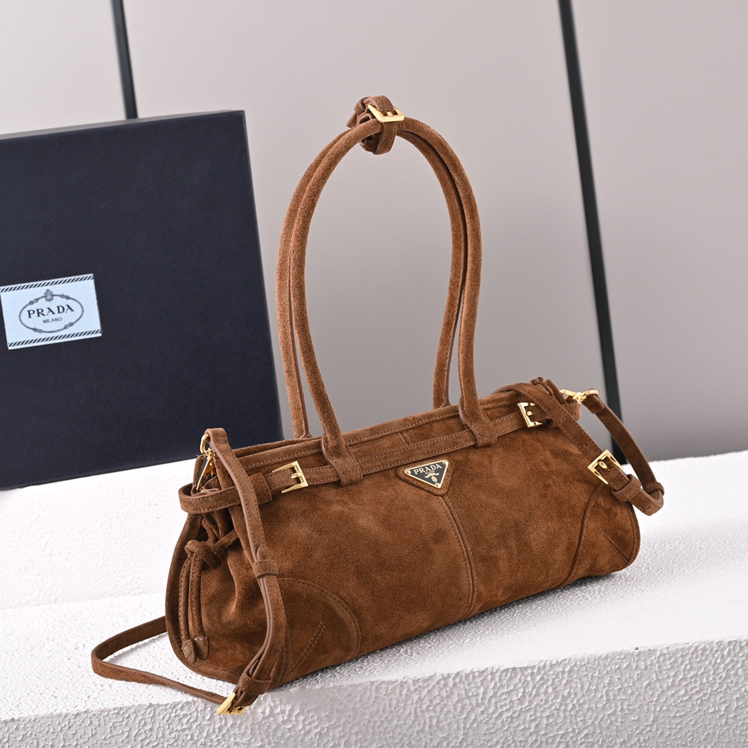 Pra LuxSoft Medium Nubuck leather handbag
