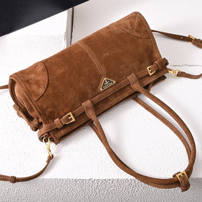 Pra LuxSoft Medium Nubuck leather handbag