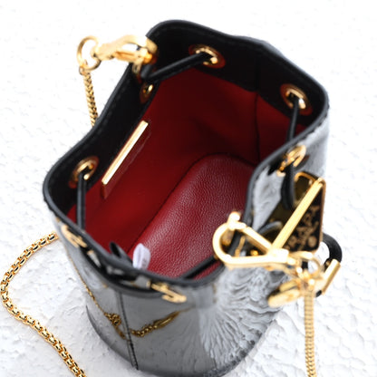 Pra Patent leather mini-pouch