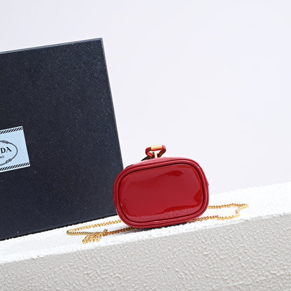 Pra Patent leather mini-pouch
