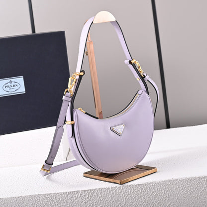 Pra Arqué small leather shoulder bag