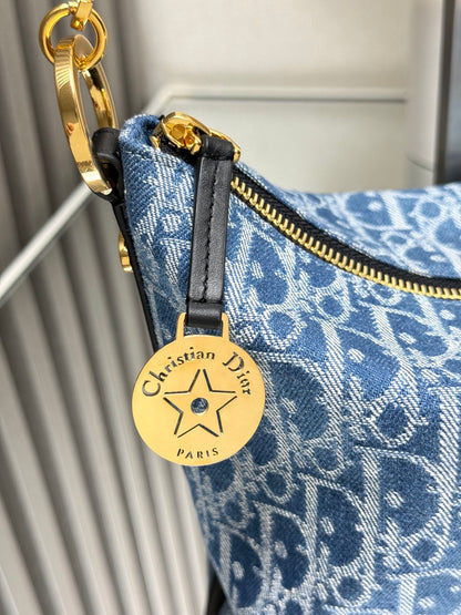 CD High version 💯 Denim lunchbox bag