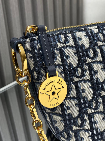 CD High version 💯 Denim lunchbox bag