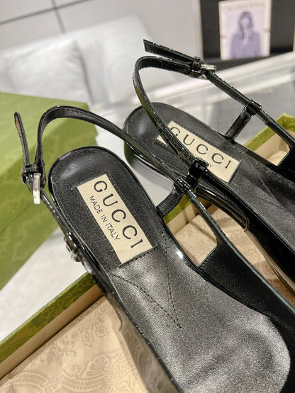 G* New Crystal Diamond Double G Buckle