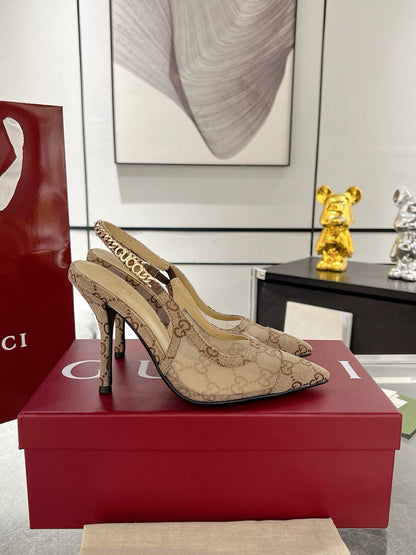 G* New Chain High Heel Sandals