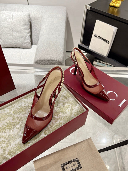 G* New Chain High Heel Sandals