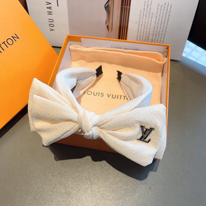 Louis hot new wide bow headband