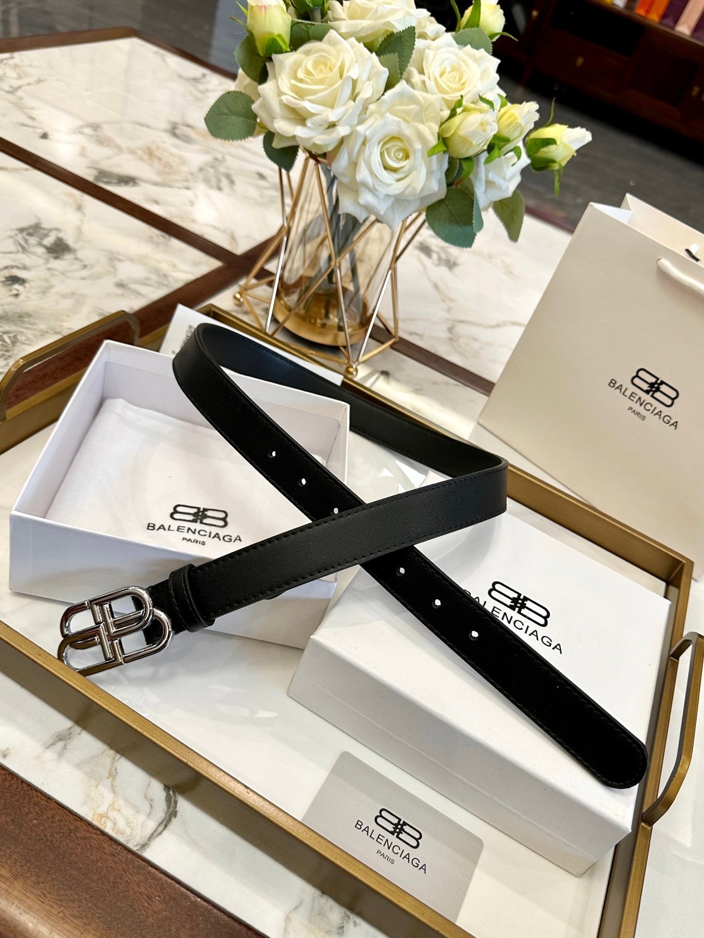 Balen New calfskin belt