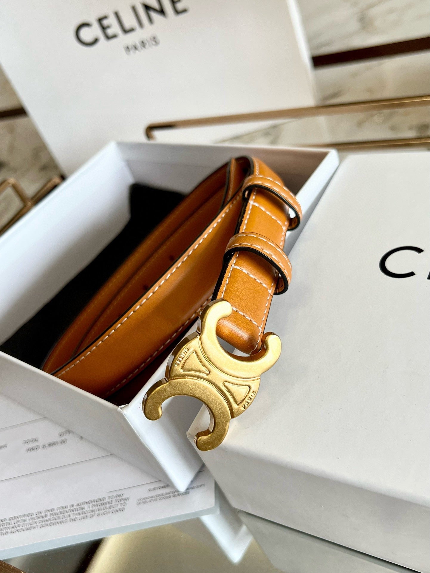 Celi New calfskin women's belt