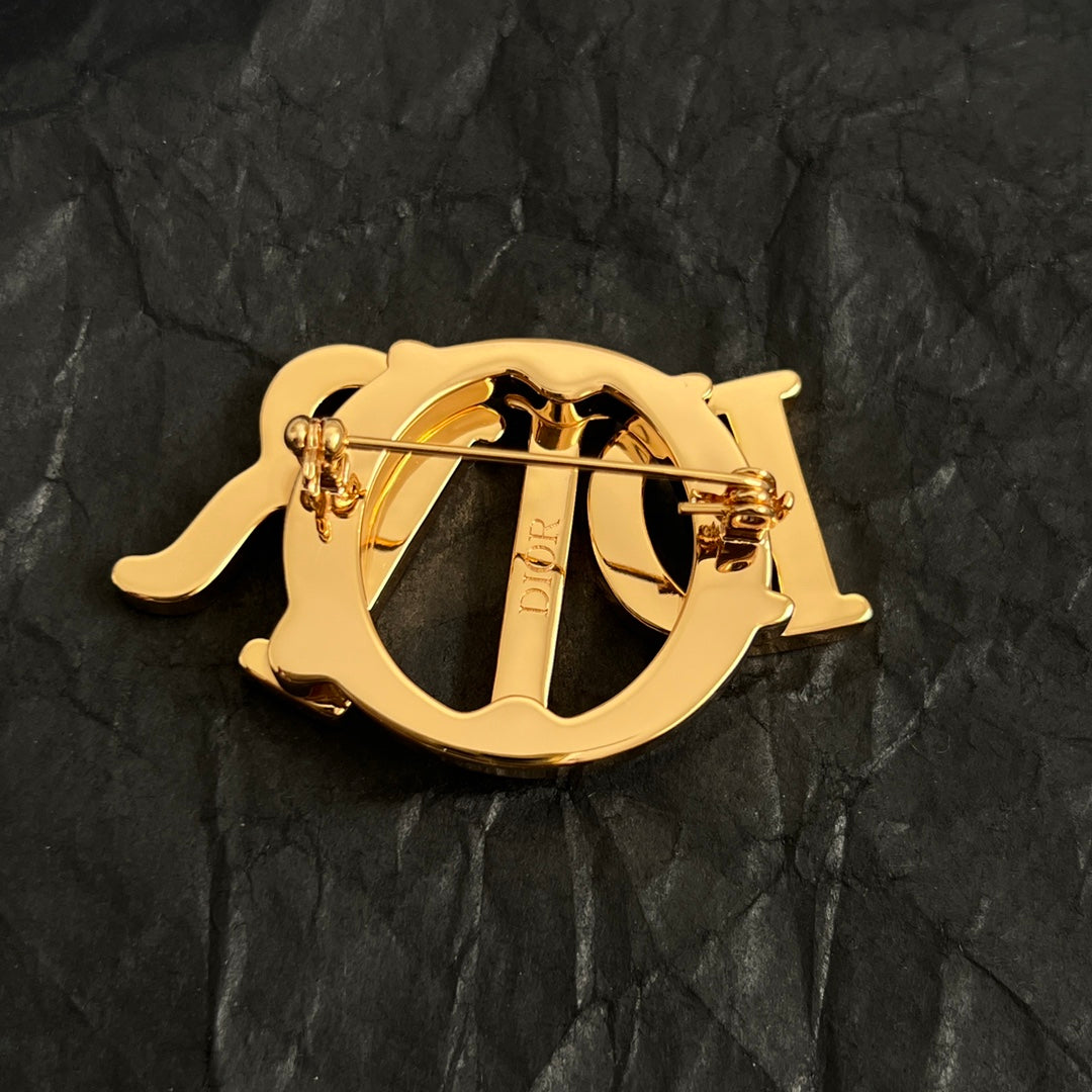 CD New Alphabet brooch