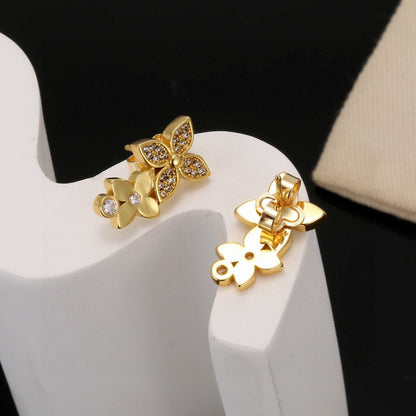 Louis New Four-leaf clover earrings