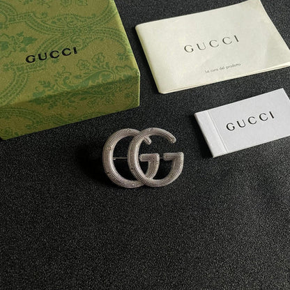 Guc New Alphabet brooch
