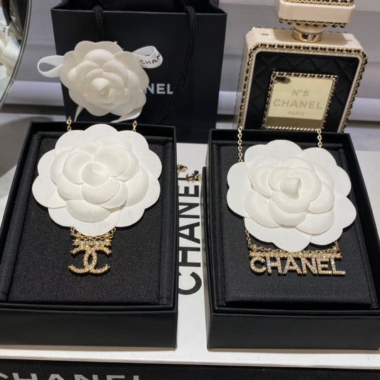 Chan New letter necklace