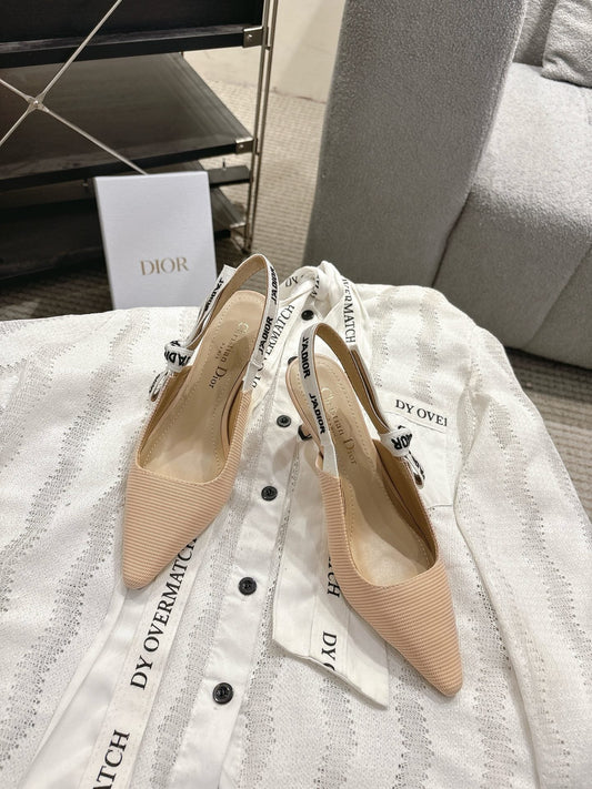 CD New Bow mid-heel shoes