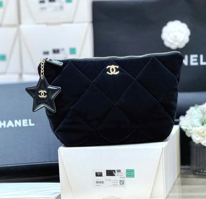 New CHAN velvet handbag