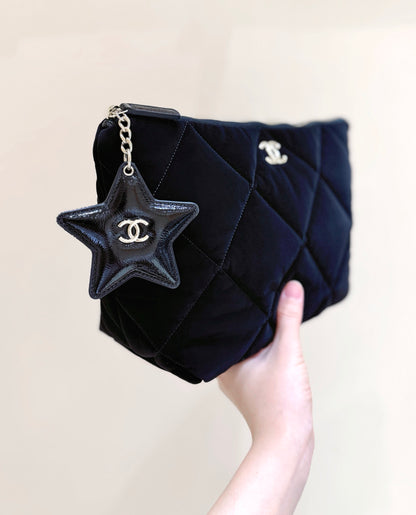 New CHAN velvet handbag