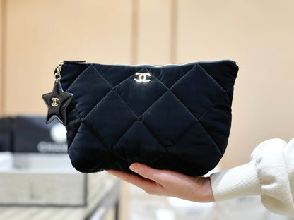 New CHAN velvet handbag