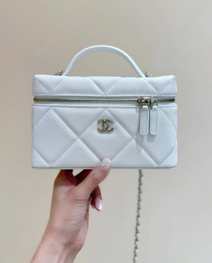 New CHAN large diamond lunch box bag