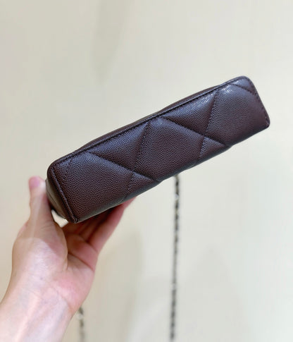 New CHAN large diamond lunch box bag