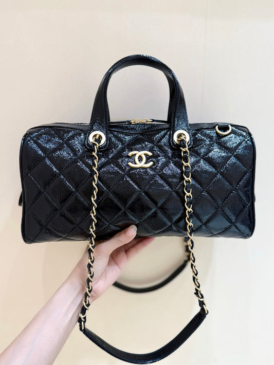 New CHAN runway style bowling bag