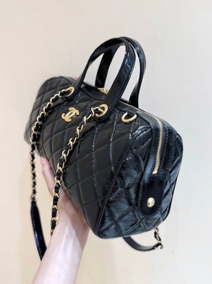 New CHAN runway style bowling bag