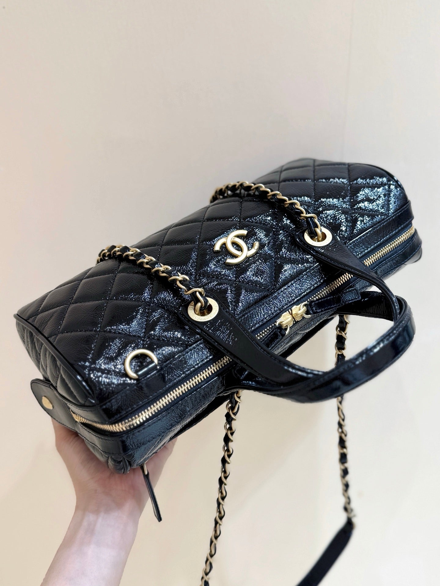 New CHAN runway style bowling bag