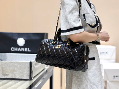 New CHAN runway style bowling bag