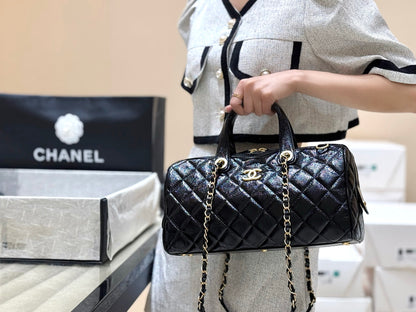 New CHAN runway style bowling bag