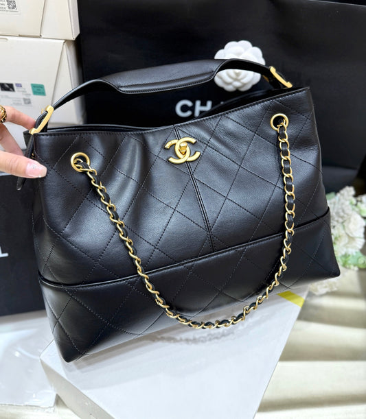 New CHAN full leather handbag