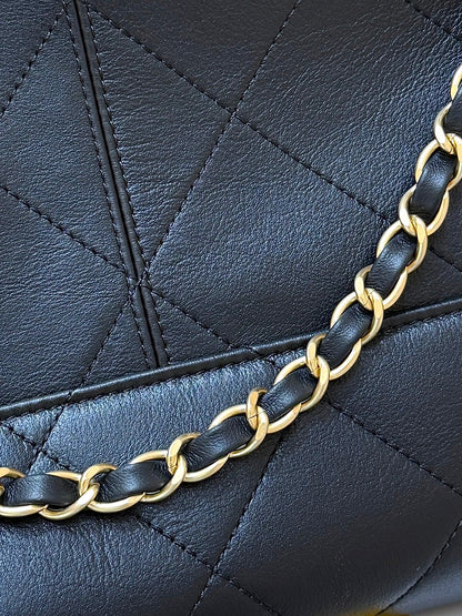 New CHAN full leather handbag