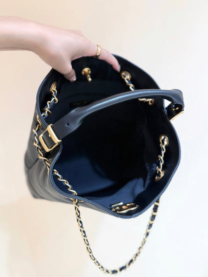 New CHAN full leather handbag