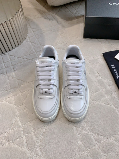 Chan New  white sneakers