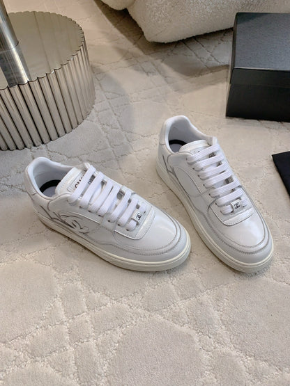 Chan New  white sneakers