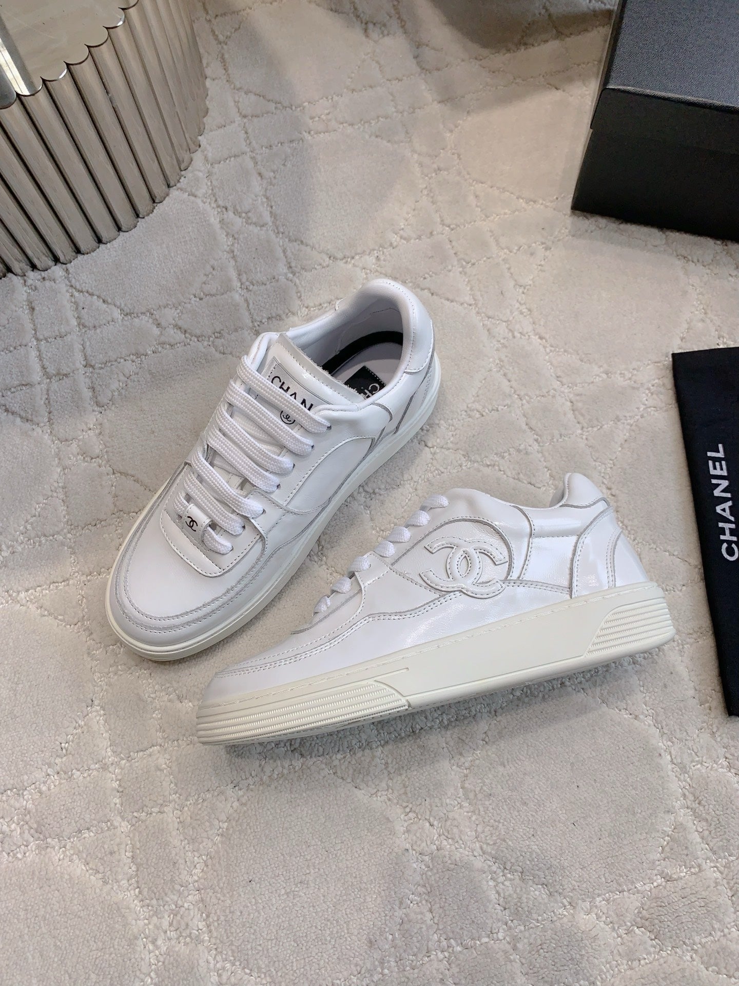 Chan New  white sneakers