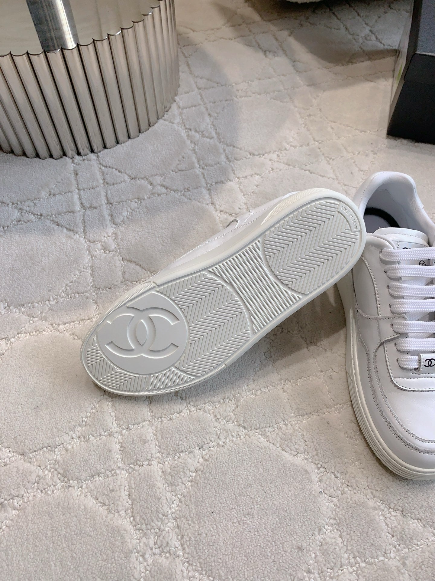 Chan New  white sneakers