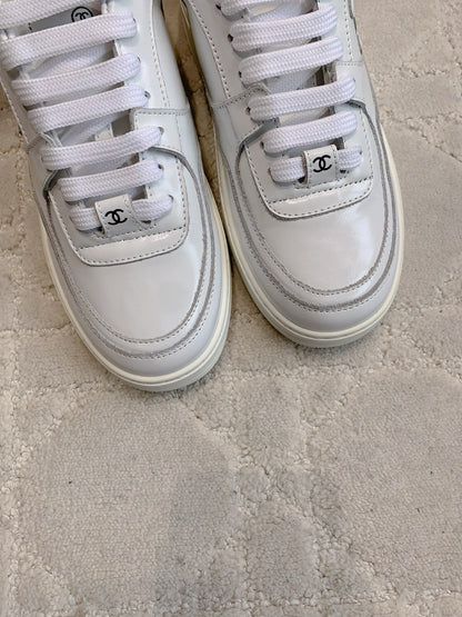 Chan New  white sneakers