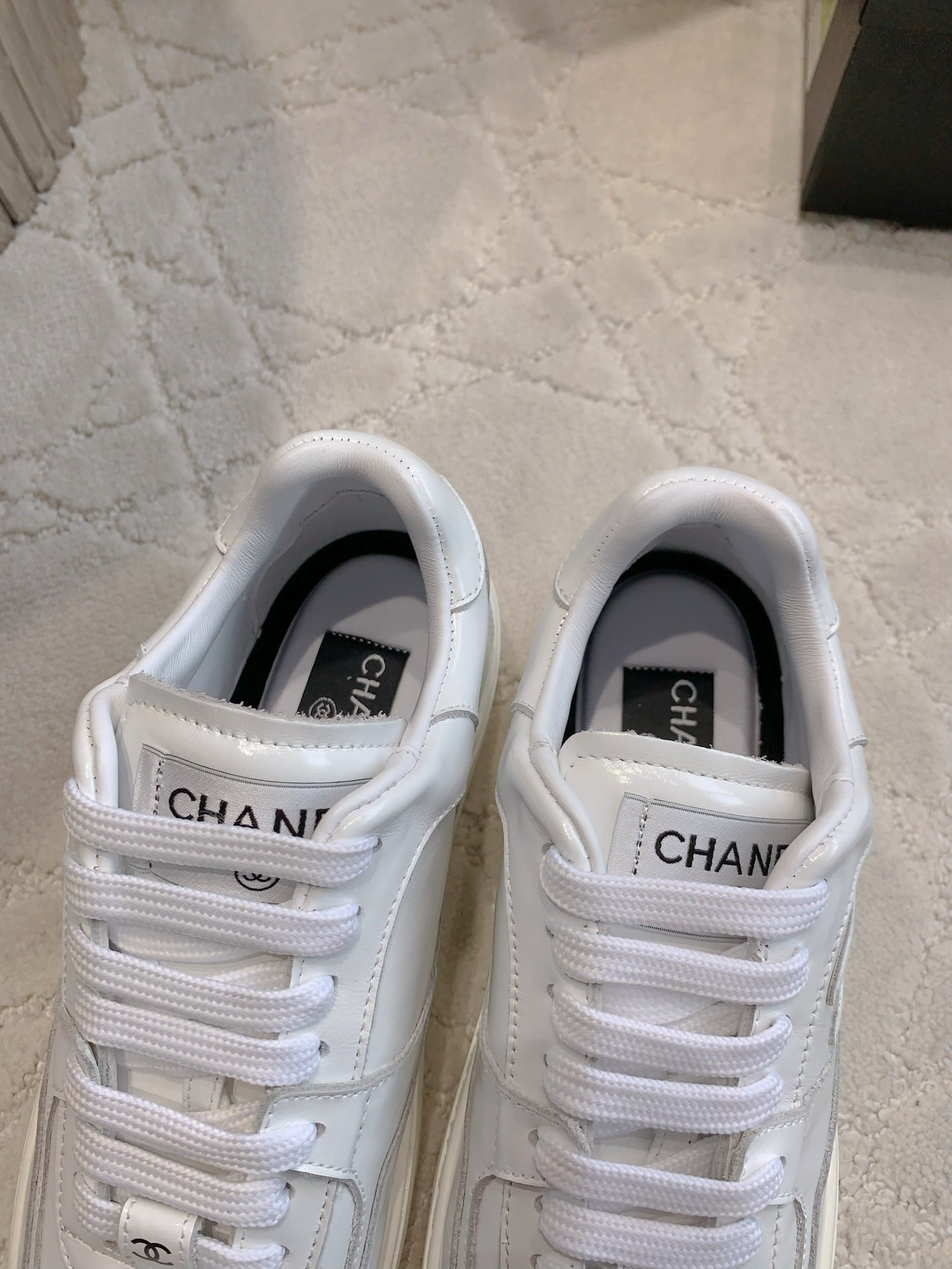 Chan New  white sneakers