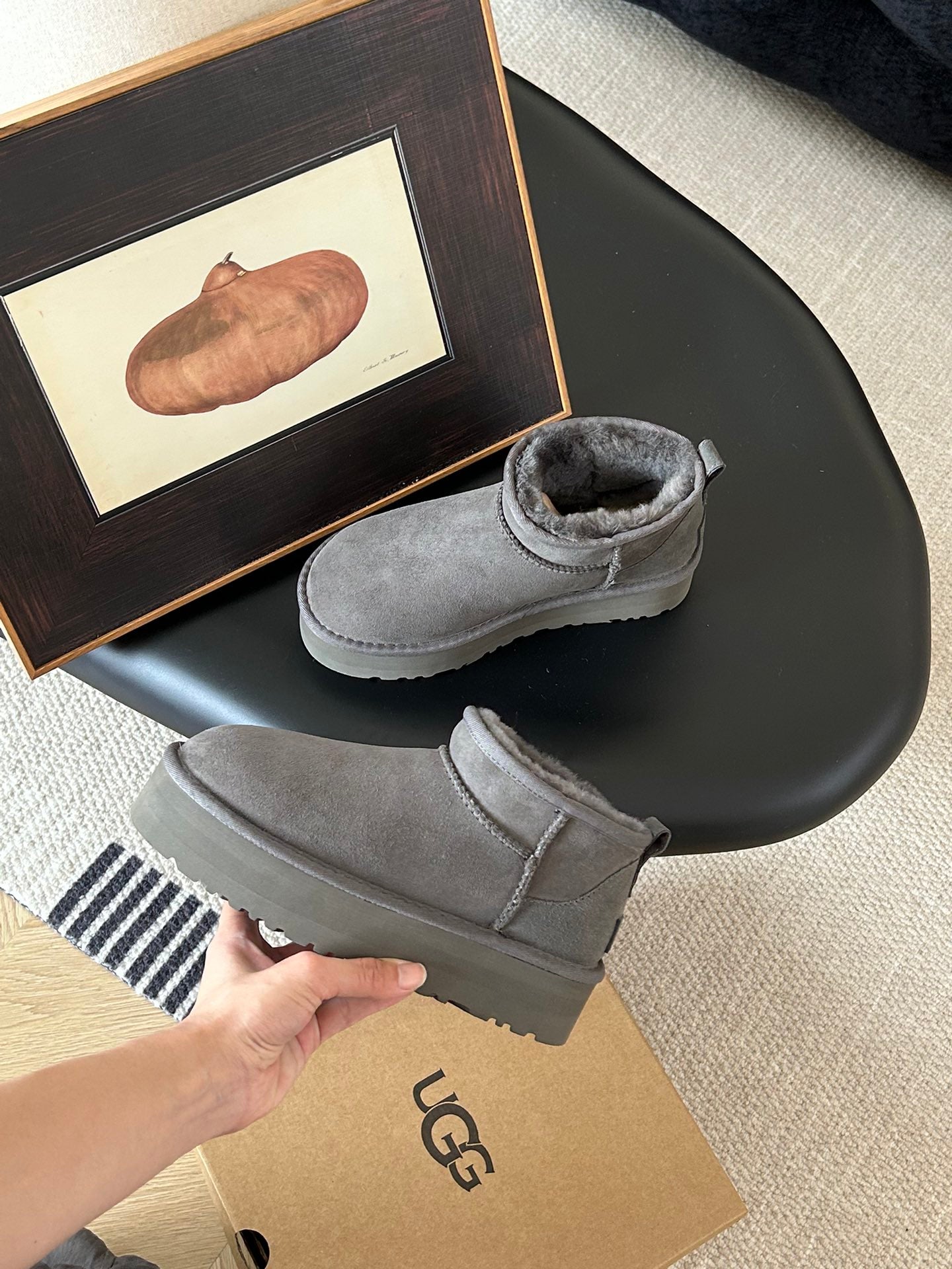 Guc New Platform ankle boots