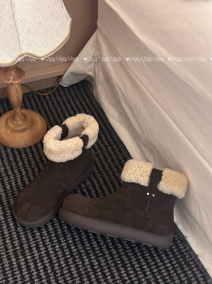 Guc New Curly Teddy Potato Boots