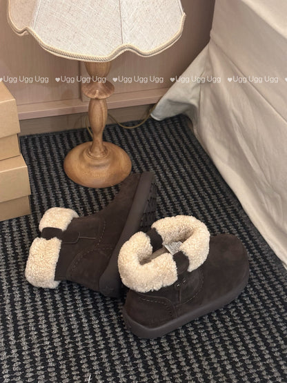 Guc New Curly Teddy Potato Boots