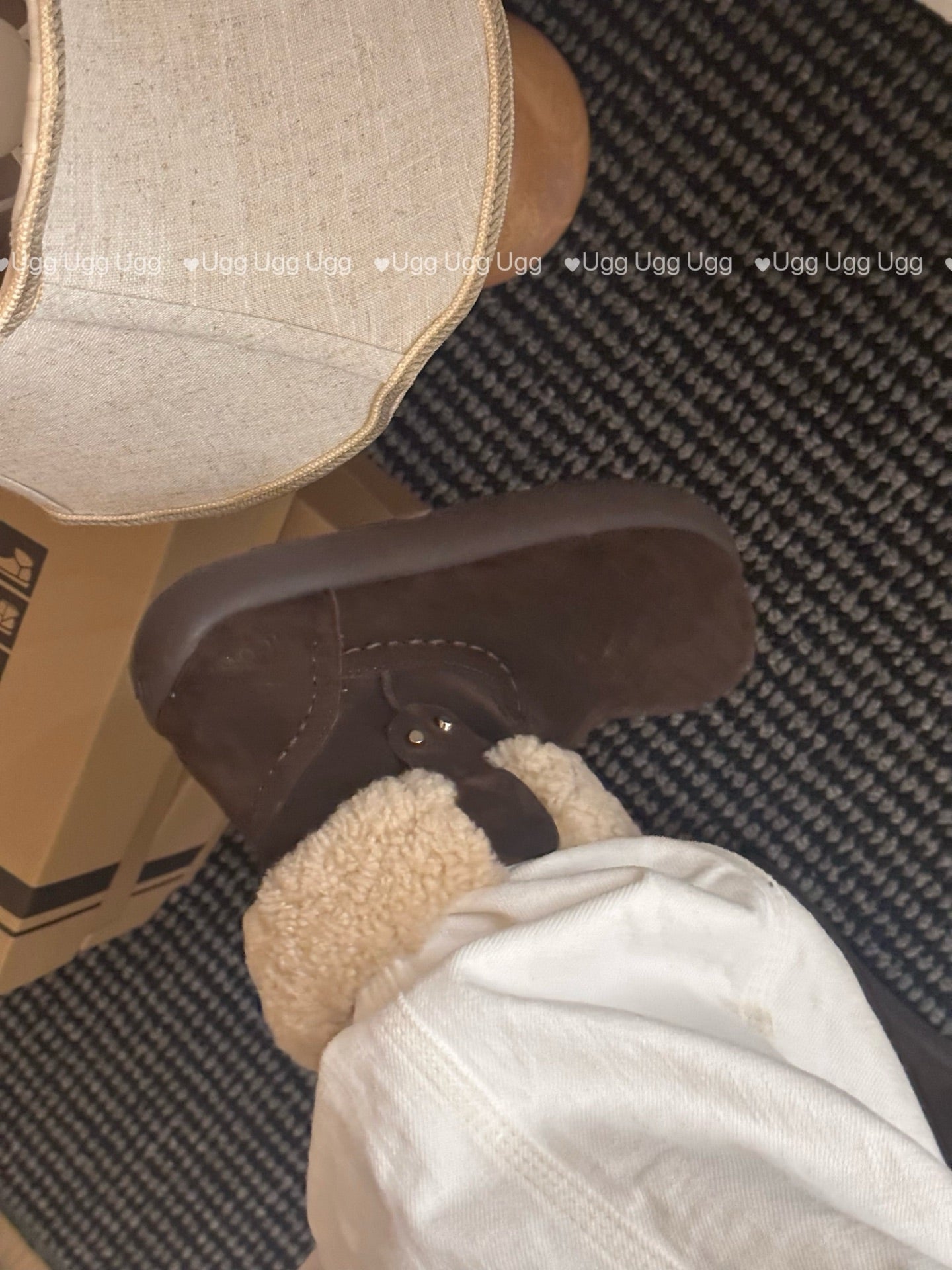 Guc New Curly Teddy Potato Boots