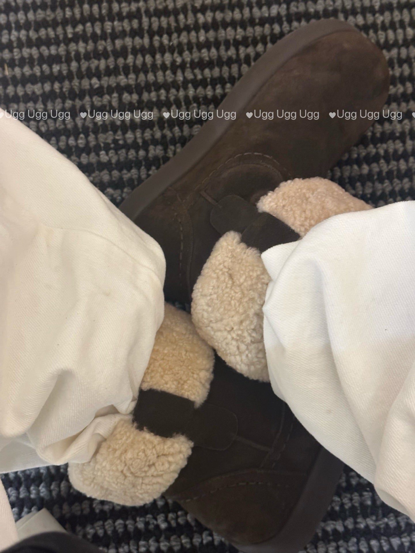 Guc New Curly Teddy Potato Boots