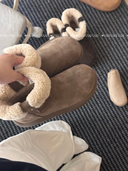 Guc New Curly Teddy Potato Boots