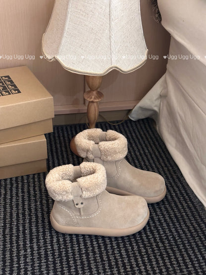 Guc New Curly Teddy Potato Boots