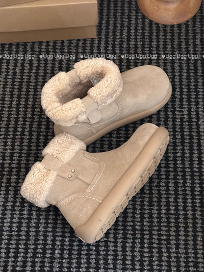 Guc New Curly Teddy Potato Boots