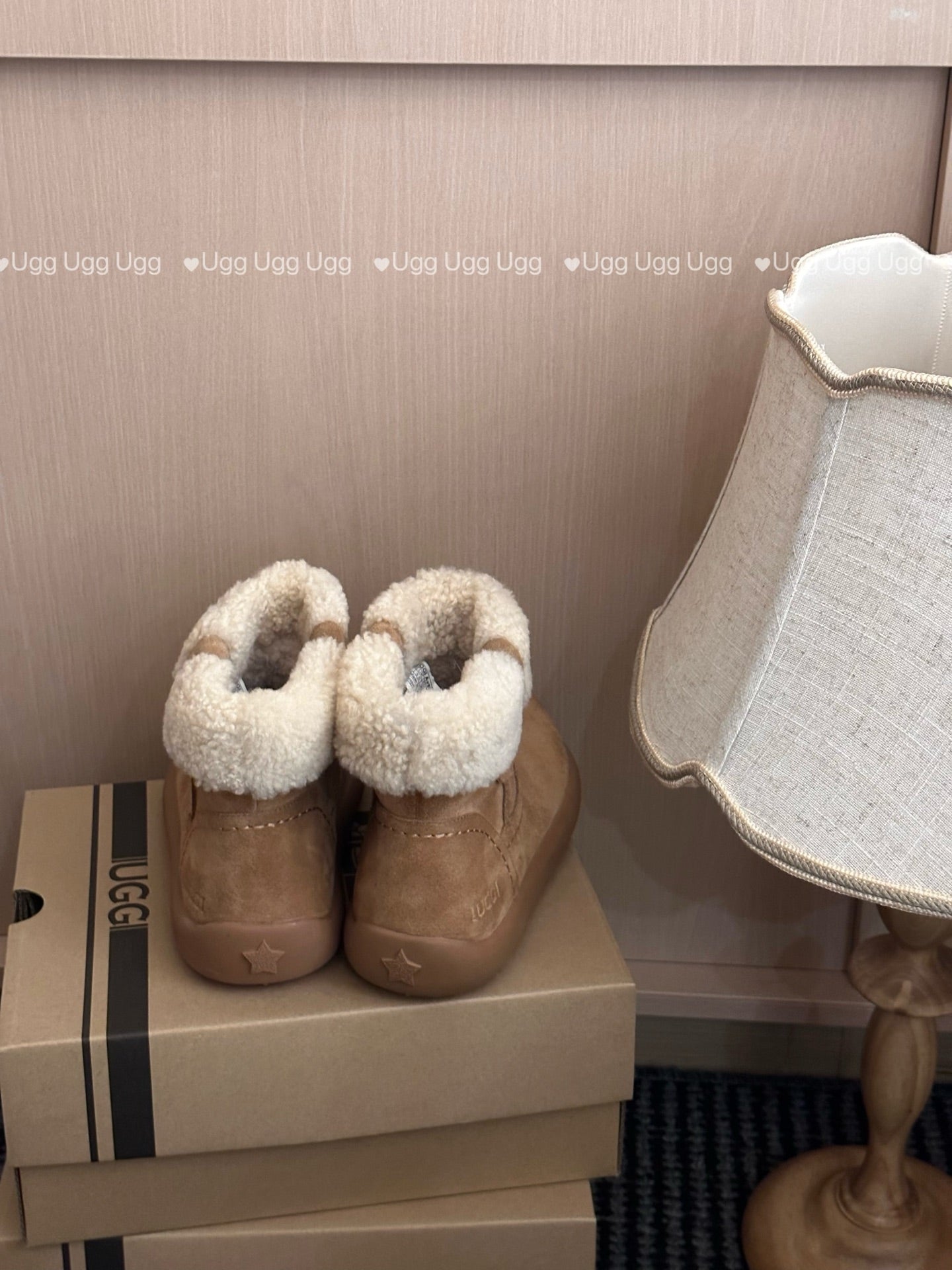 Guc New Curly Teddy Potato Boots