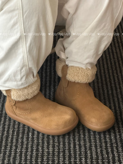 Guc New Curly Teddy Potato Boots